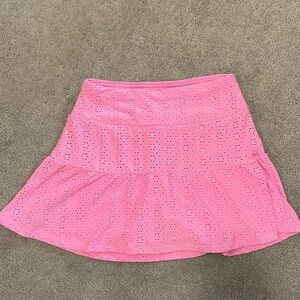 Kyodan Pink A-Line Eyelet Skirt